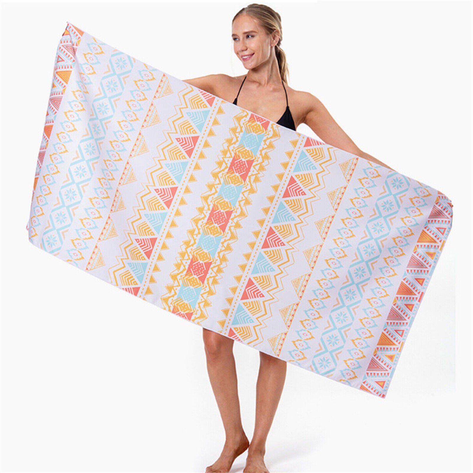 Microfiber Quick Dry Absorbent Sand Free Beach Towel Swim Towel Pool Towel 