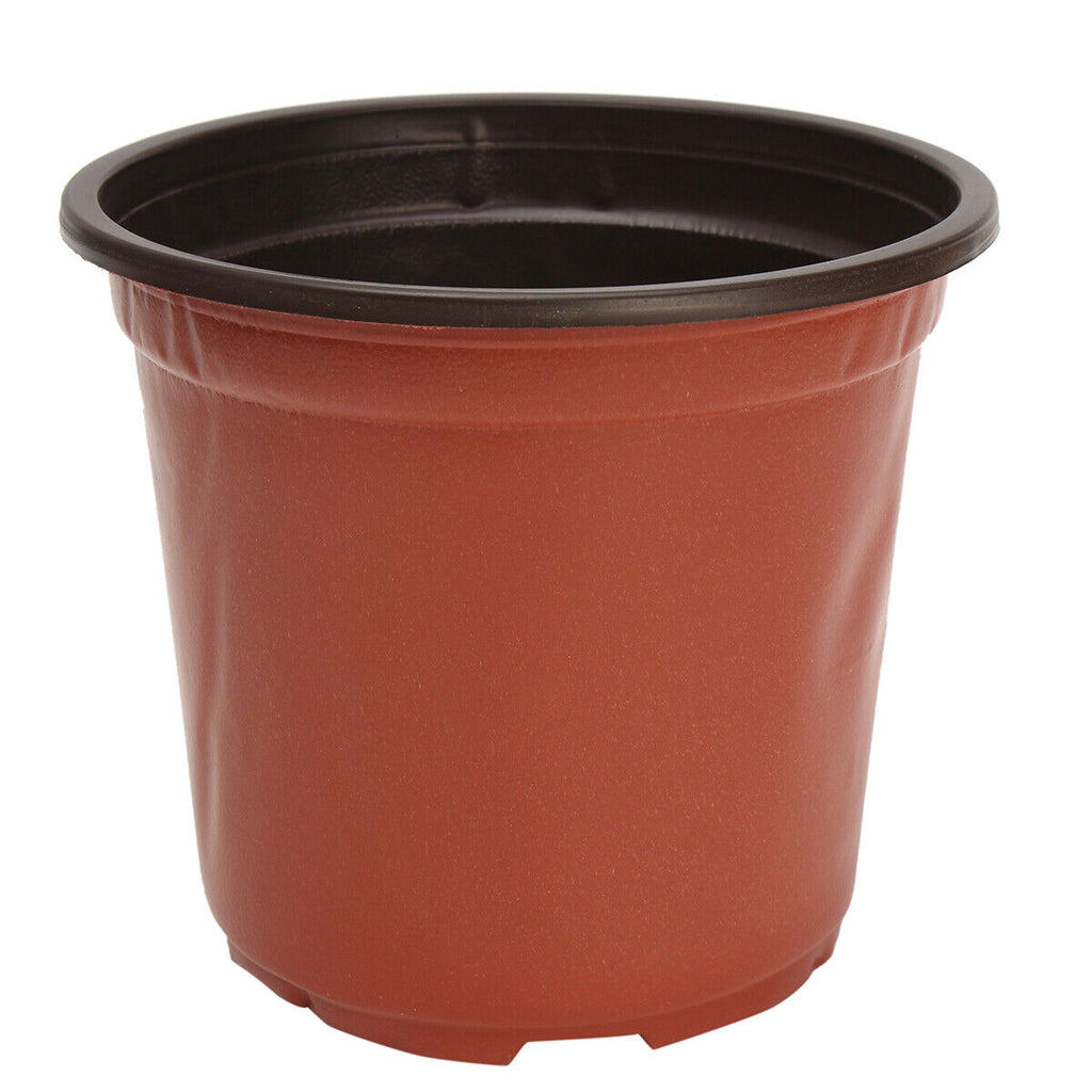 50/100Pcs Plastic Plant Flower Pots Nursery Seedlings Garden Plant Pot AU