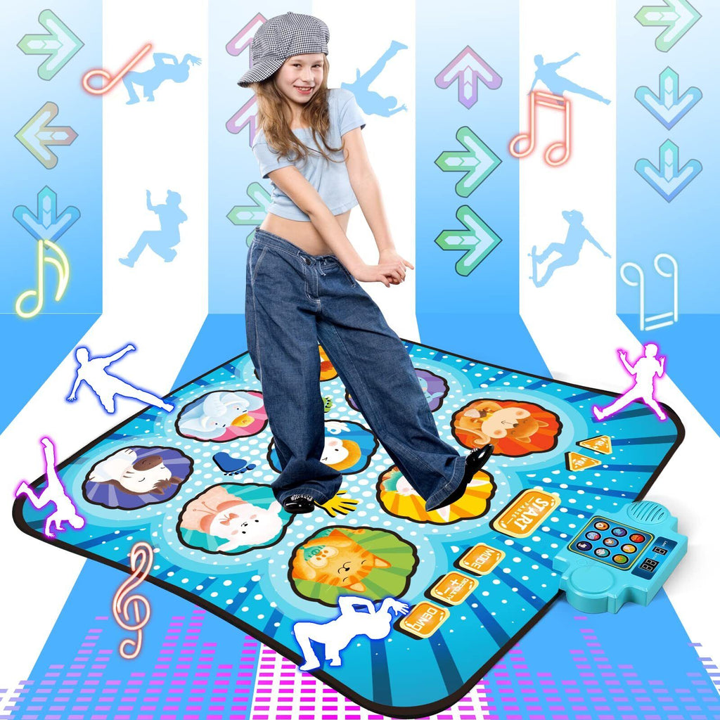 Kids Dance Mat Electronic Dance Pad Musical Dance Play Mat Play Mat Toy Gift 