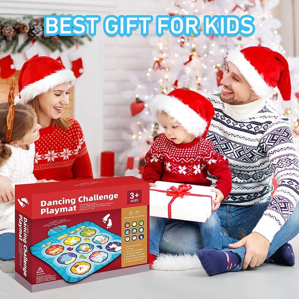 Kids Dance Mat Electronic Dance Pad Musical Dance Play Mat Play Mat Toy Gift 