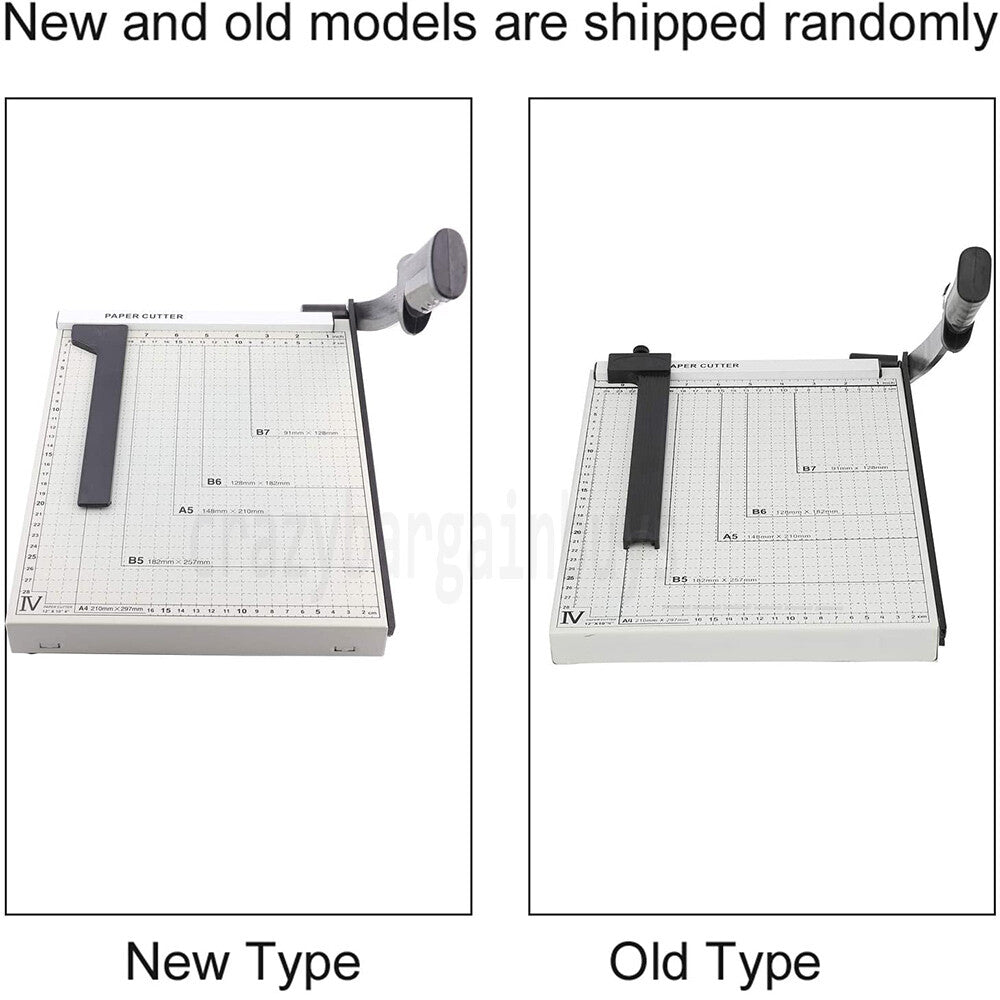 Premium Metal Paper Cutter A3 A4 B7 Photo Guillotine Page Trimmer 15Sheets Knife