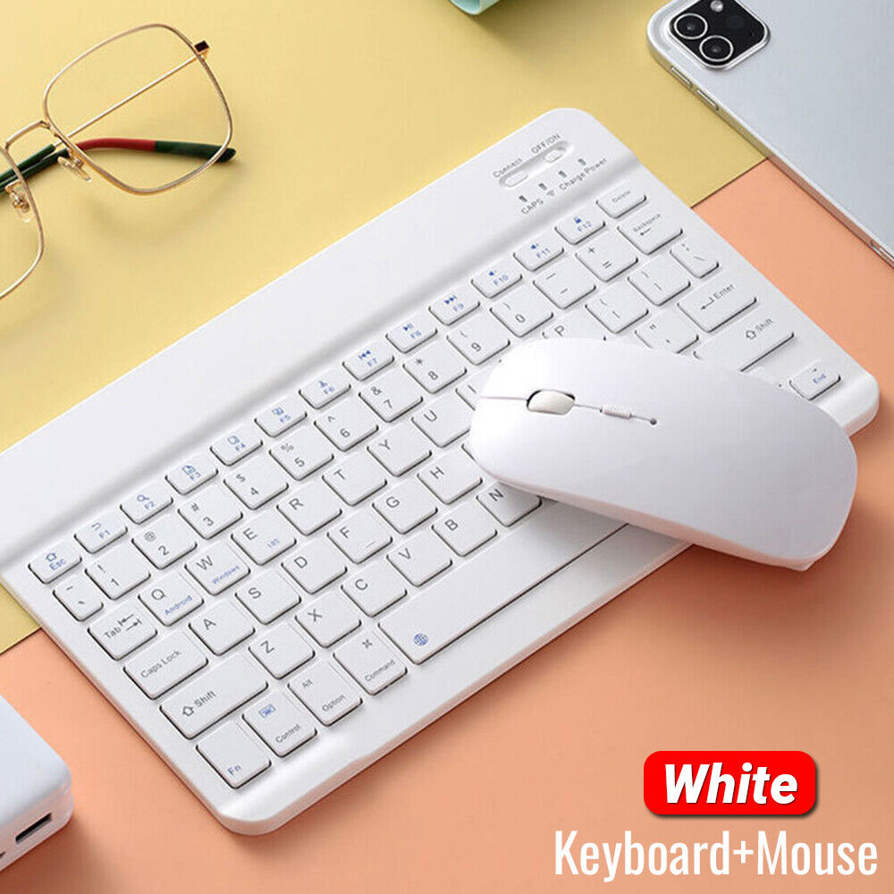 Wireless Bluetooth Keyboard Mouse for Ipad Tablet Laptop Smart Phone Replacement