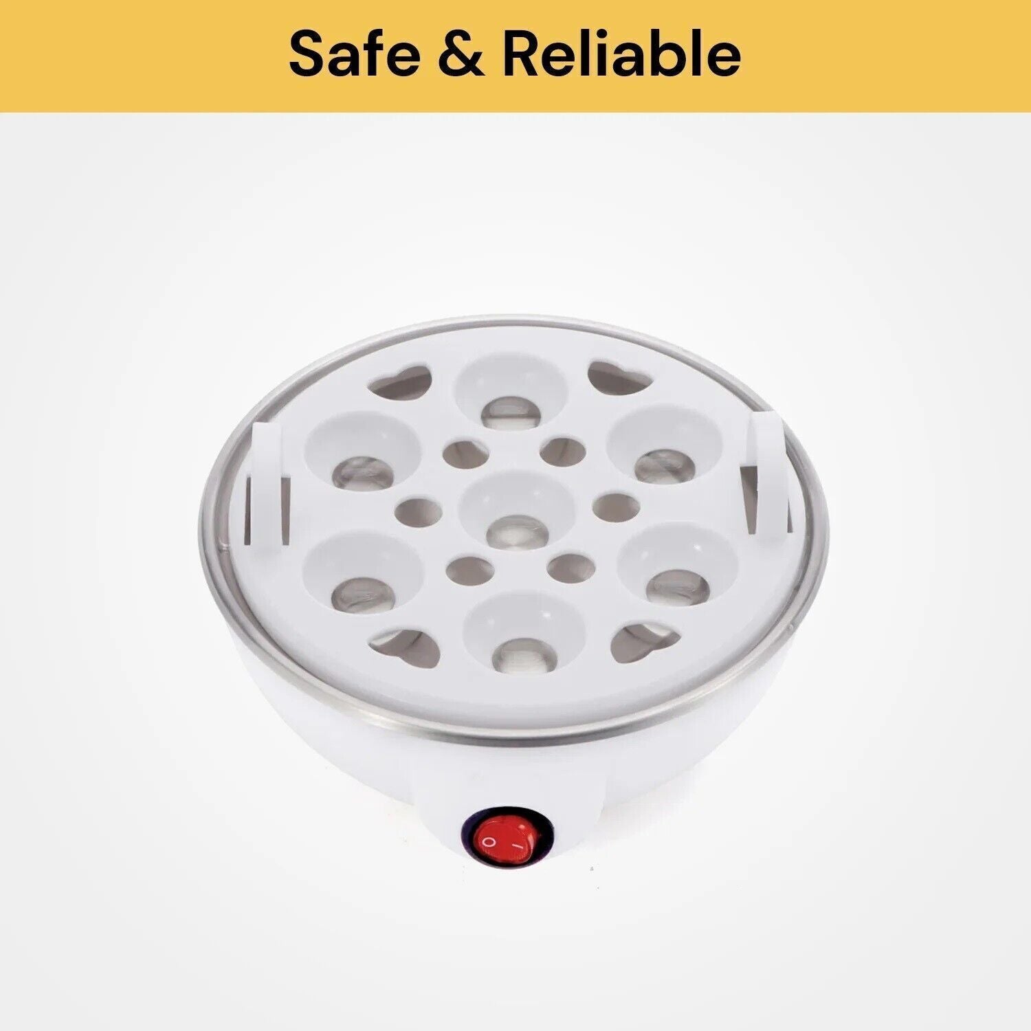 Electric Egg Cooker for Hard Boiled Egg Cooker 7 Eggs Egg Boiler Egg Steamer