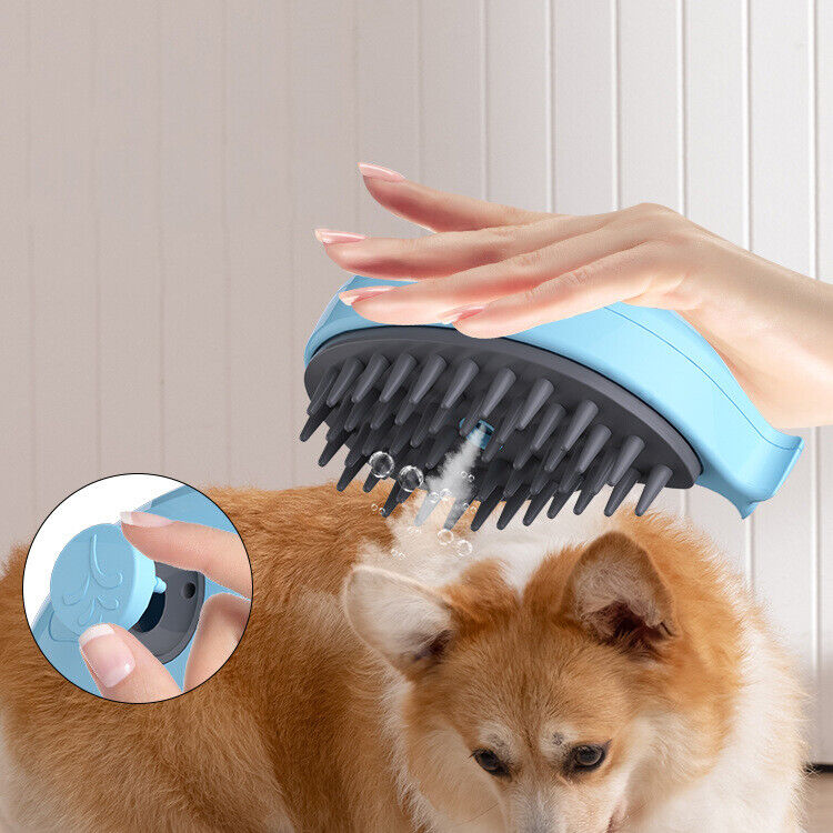 3 in 1 Electric Spray Massage Pet Comb Dog Hair Removal Comb Cat Steam Brush