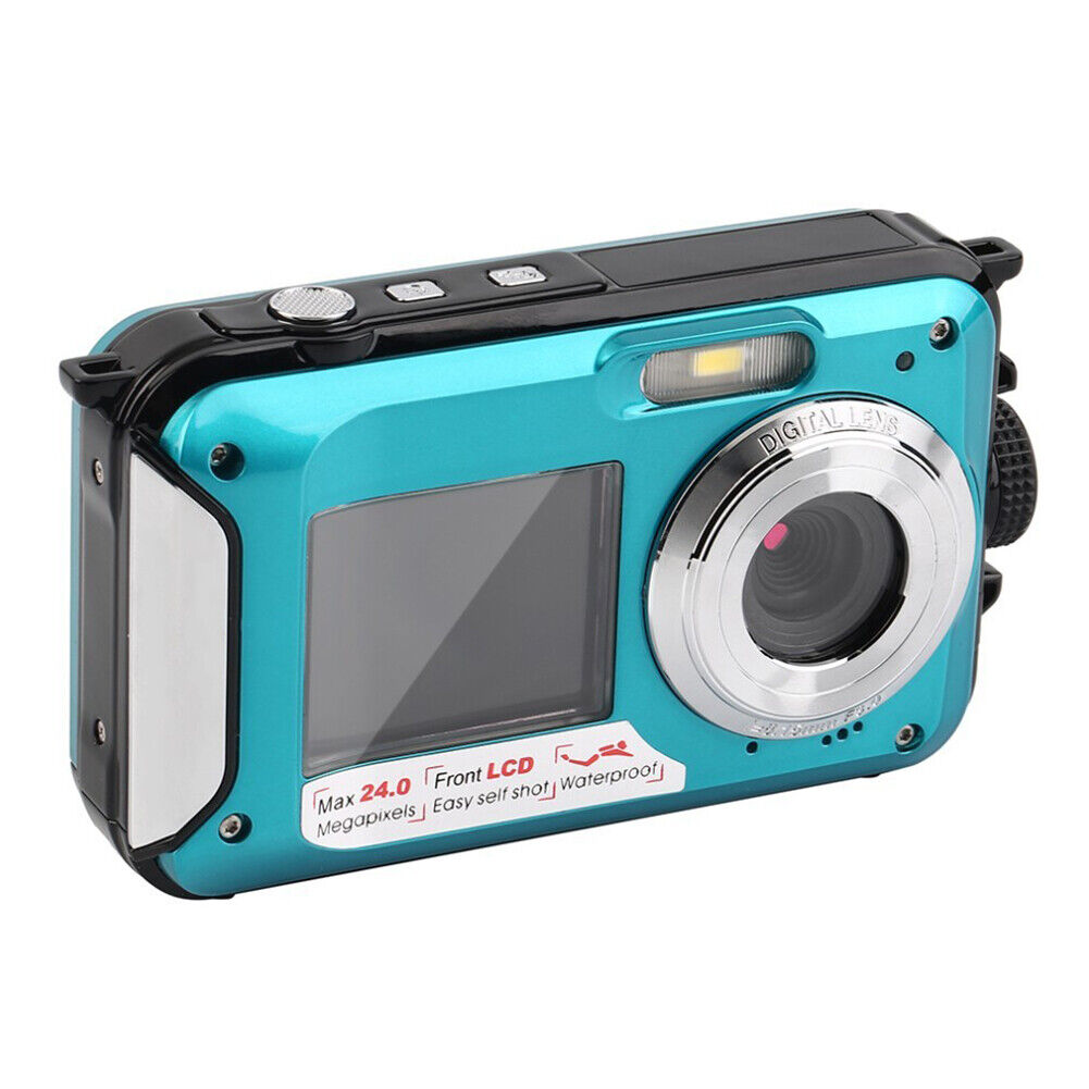 Full HD 24MP 16X Zoom Waterproof Digital Camera  2.7K  Camera for Gift