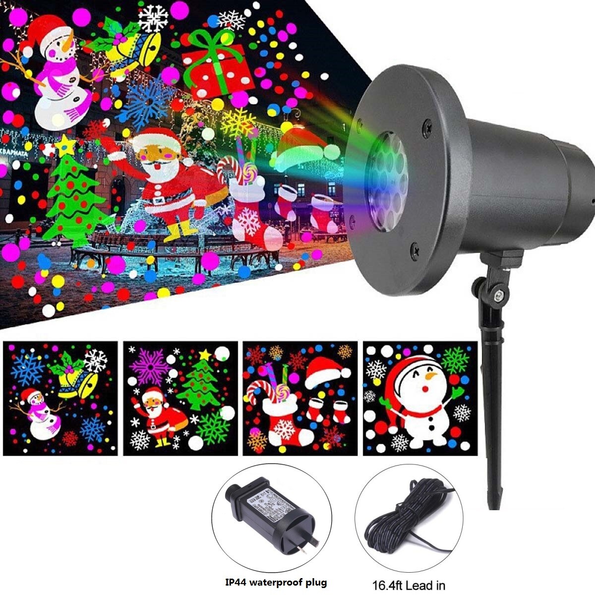 Christmas Projector Lights Outdoor Indoor Xmas Party Snowflake LED Laser Lamp AU
