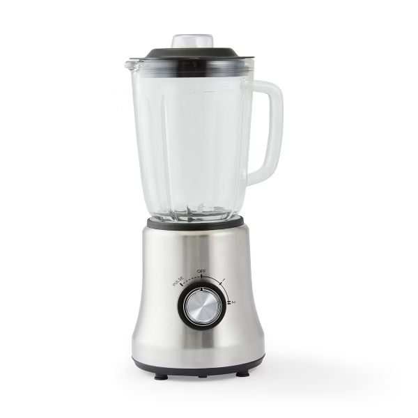 1.5 L Stainless Steel Blender with Glass Detachable Jug Ice Crusher Juicer