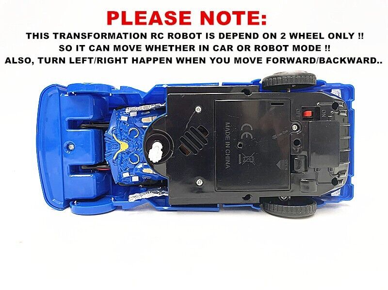 2-1 Rc Radio Remote Control Transformers Optimus Prime Vehicle Robot Car Kid Toy