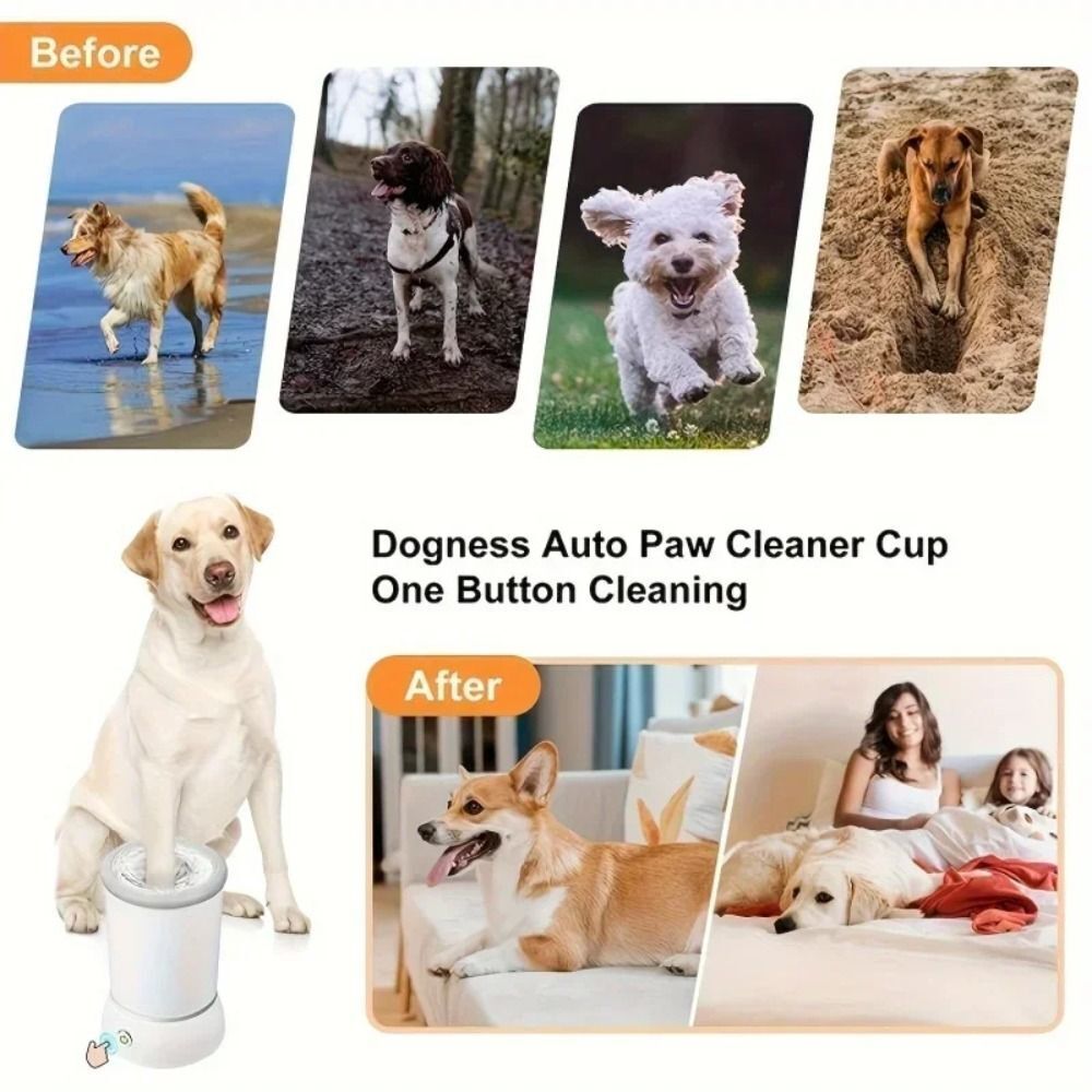 Pet Feet Washer USB Charging Electrical Pet Paw Cleaner Automatic Washear