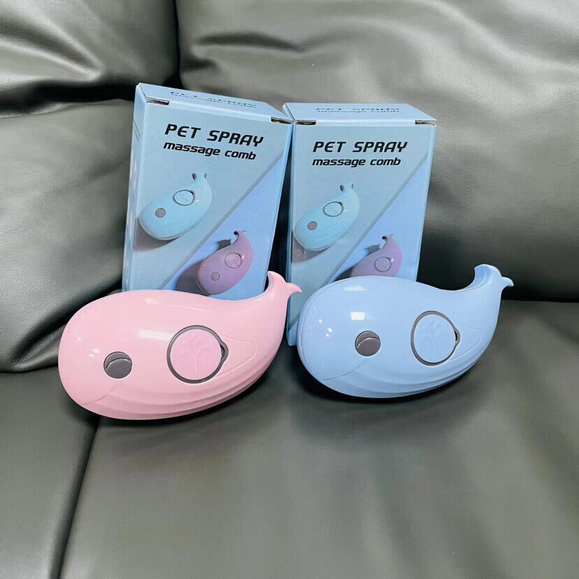 3 in 1 Electric Spray Massage Pet Comb Dog Hair Removal Comb Cat Steam Brush