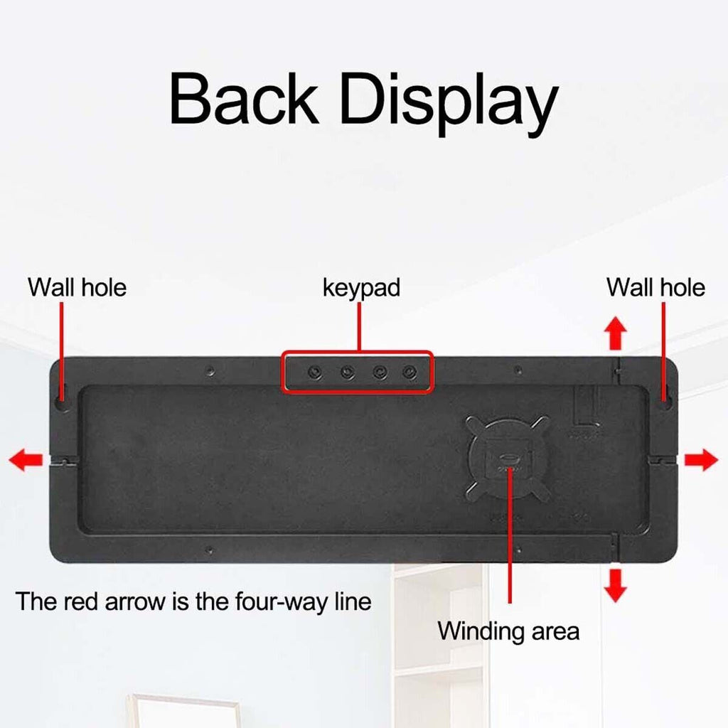 Large Digital Big Jumbo LED Wall Desk Clock Display with Calendar Temperature AU