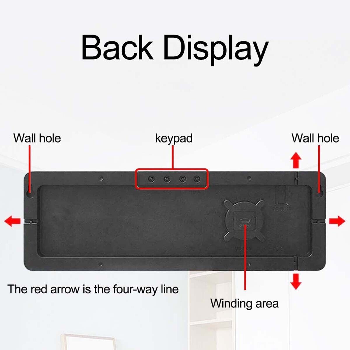 Large Digital Big Jumbo LED Wall Desk Clock Display with Calendar Temperature AU