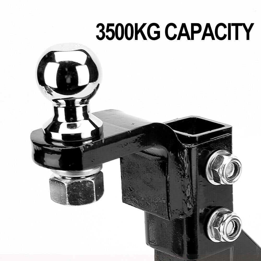 3500KG Adjustable Tow Bar Tongue 50mm Towbar Trailer Towbar Hitch Ball Mount