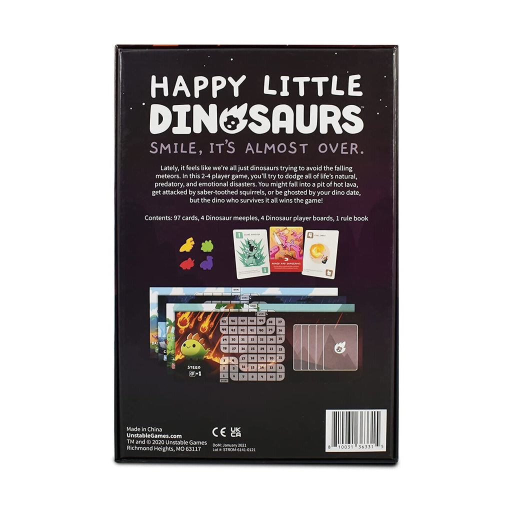 Happy Little Dinosaurs Base Card Game Board Game Friendly Family Party Game