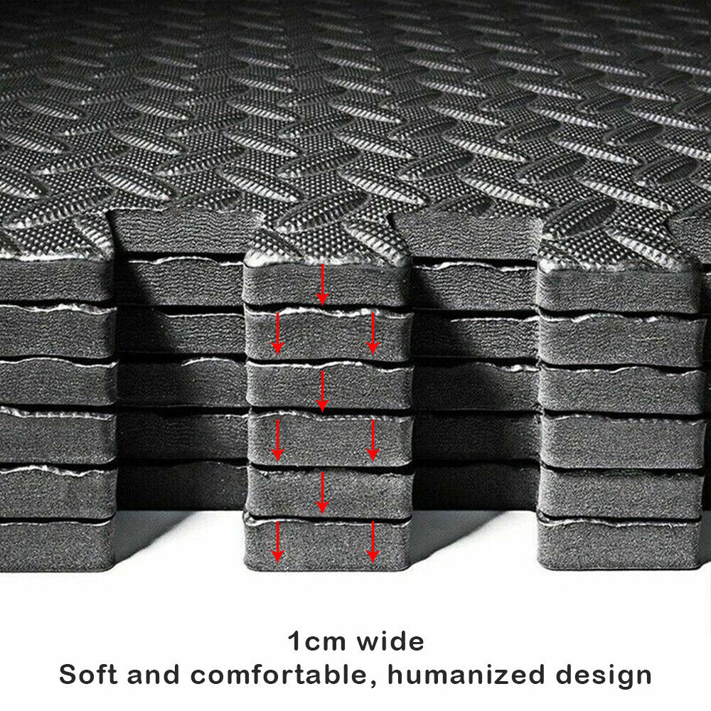 Interlocking Heavy Duty EVA 96X Foam Gym Flooring Mat Floor Mats Tiles 60X60Cm