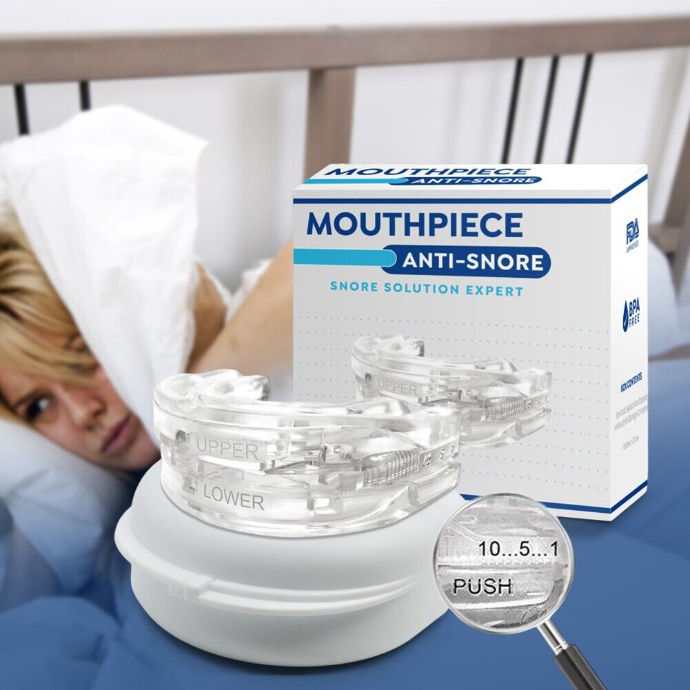 Anti Snore Mouthpiece Mouth Guard Stop Snoring Grinding Sleep Aid Mouthguard