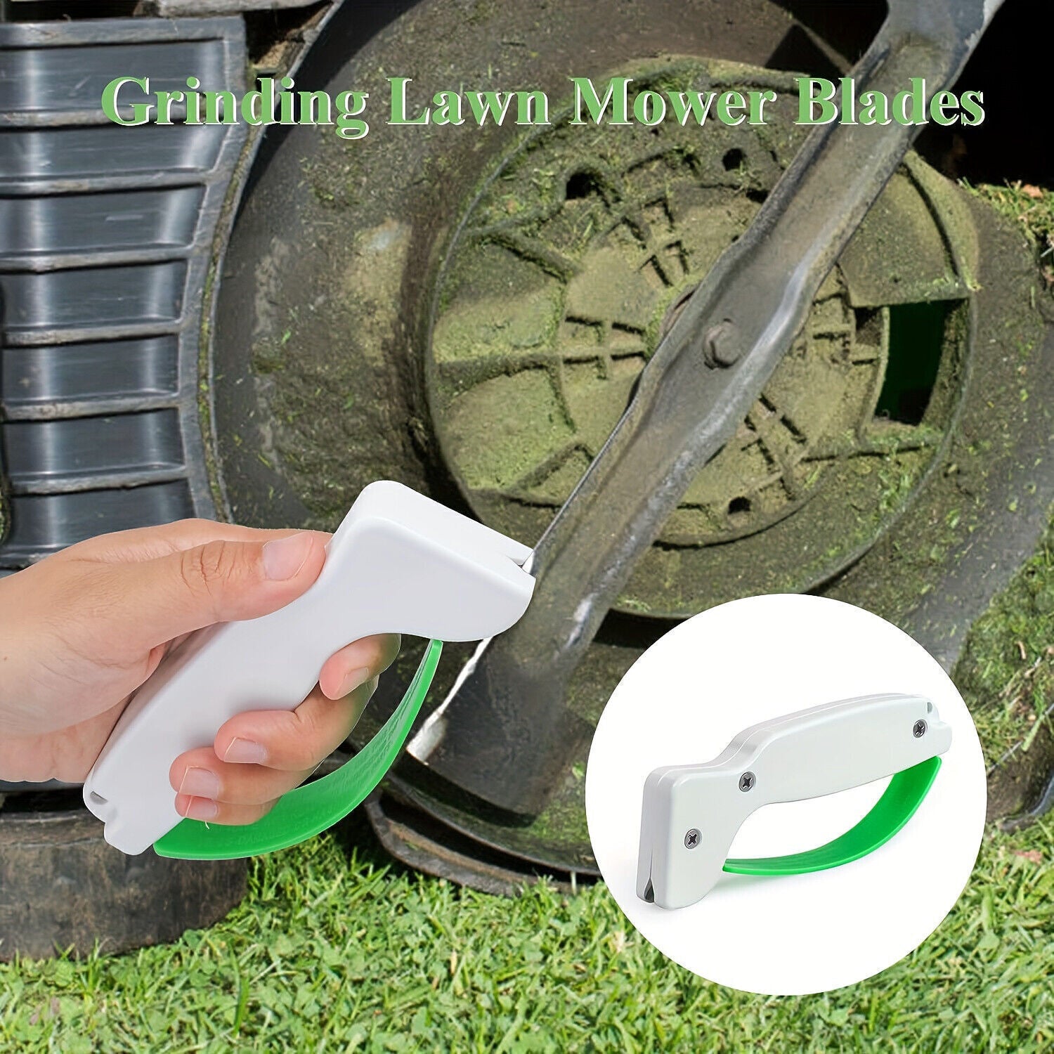 2X Portable Handheld Sharpen Knife Sharpener for Kitchen Outdoor Garden Tool