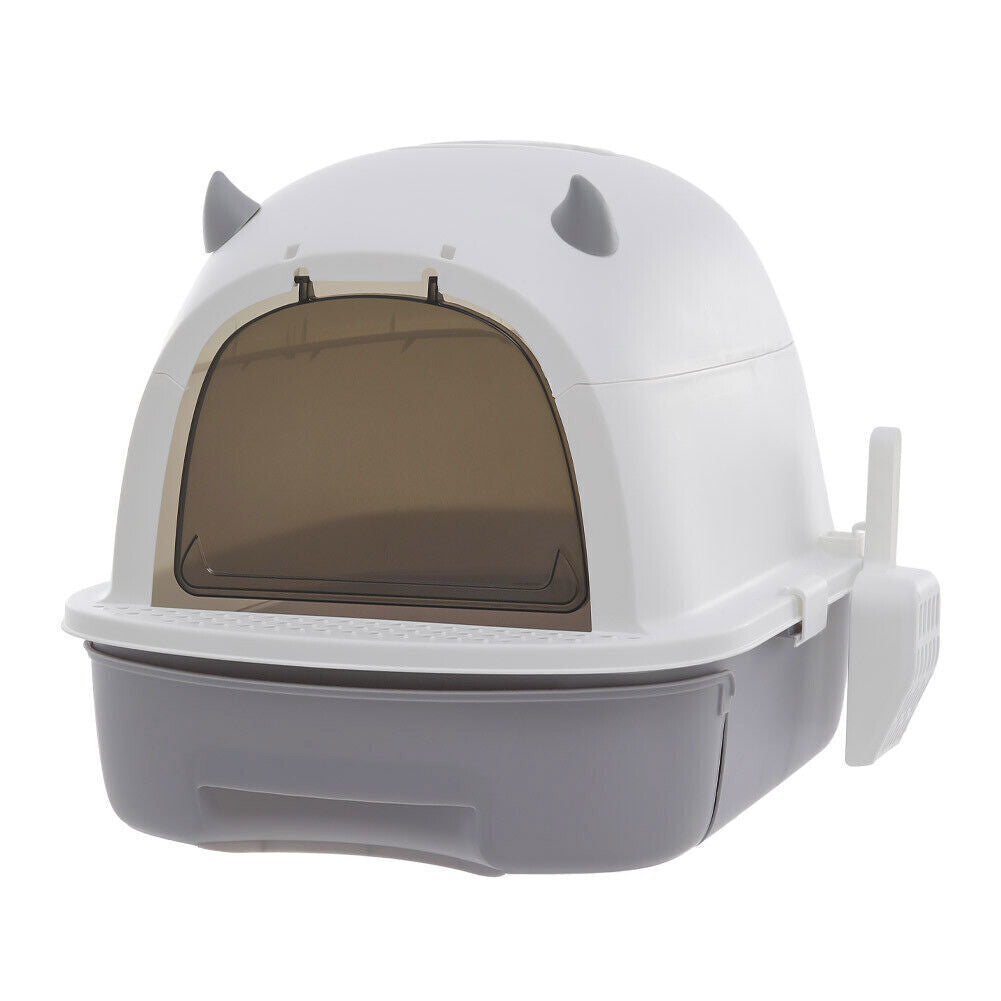 Large Cat Litter Box Self Cleaning Pan Drawer Anti-Splashing Cat Potty Tray AU