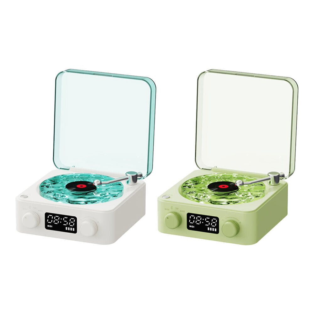 The Wavbk Vinyl Player, 2024 New Bluetooth Vinyl Record Player Waves, Four-Modes