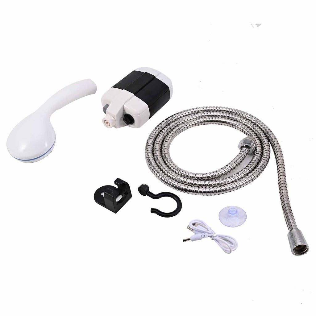 Portable Camping Mobile Shower Pump Outdoor Electric Bath Tool USB Rechargeable