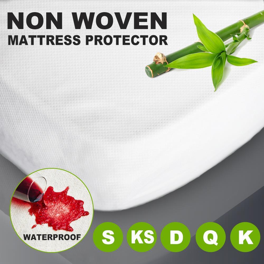 All Size Fully Fitted Non-Woven Waterproof Mattress Protector Pillow Protector