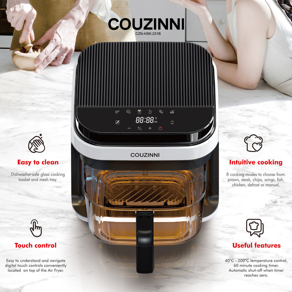 Air Fryer 6.5L Capacity Oil Free Healthy Energy&Time Saver Nonstick Pot