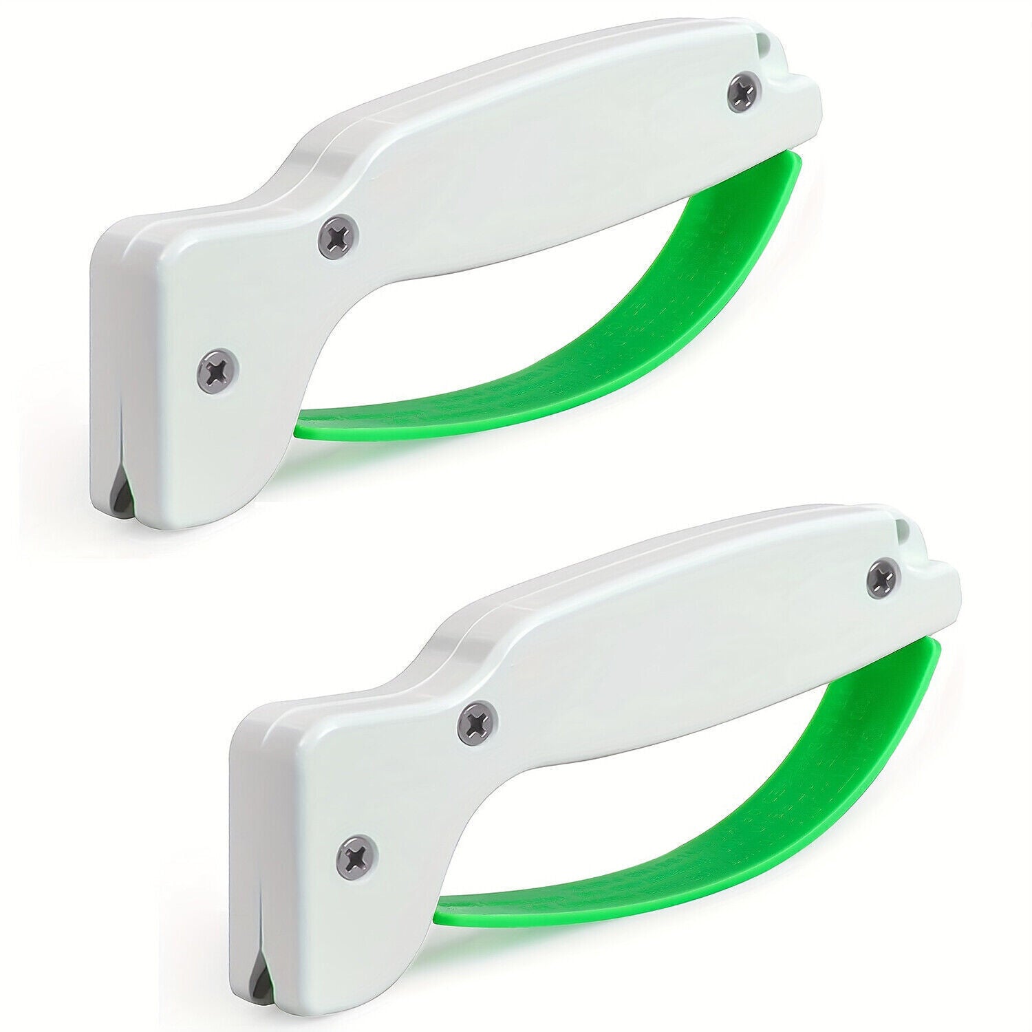 2X Portable Handheld Sharpen Knife Sharpener for Kitchen Outdoor Garden Tool