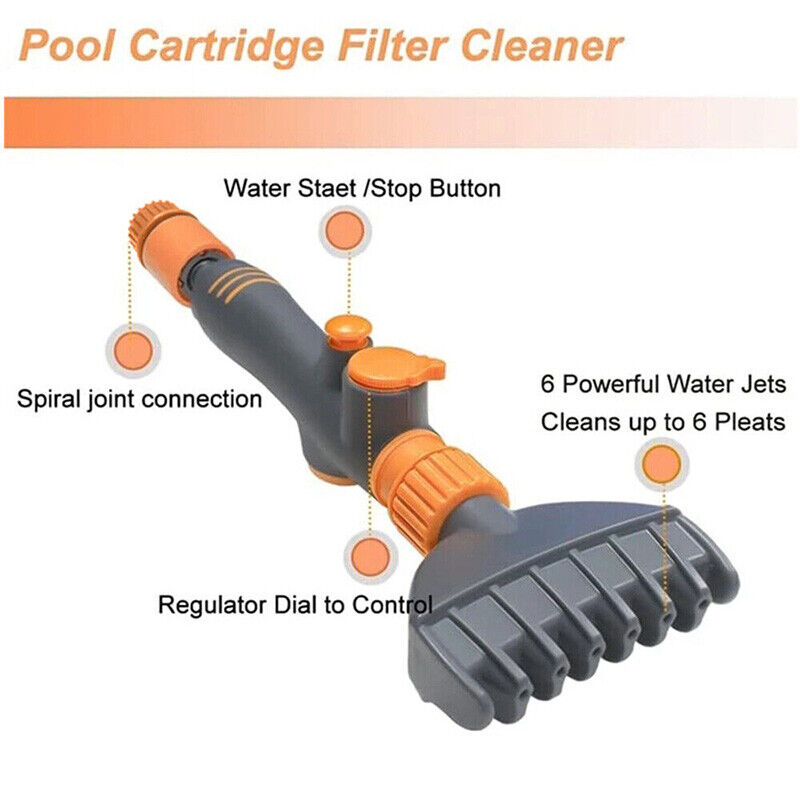Cleaning Tool Water Wand Tub Spa Filter Swimming Pool Cartridge Cleaner