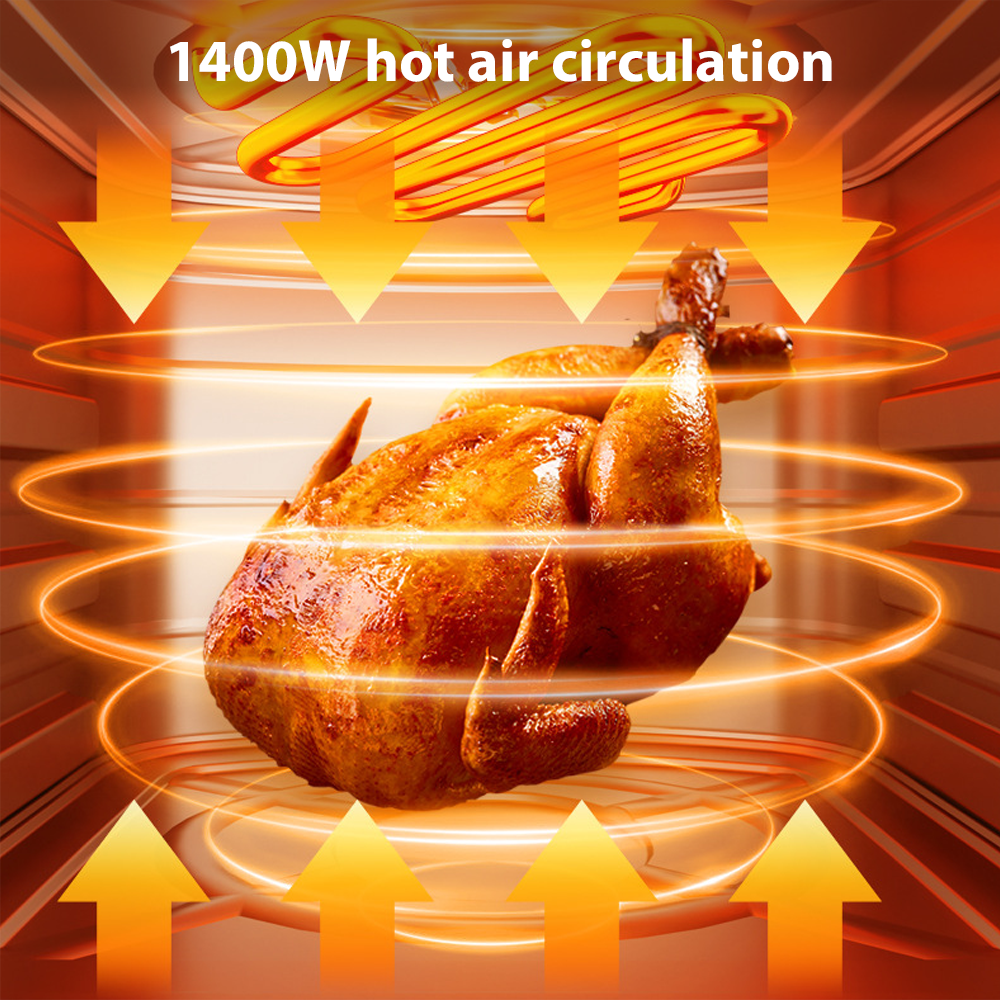 8.8L Air Fryer 1400W LCD Fryers Oven Airfryer Healthy Cooker Oil Free Kitchen