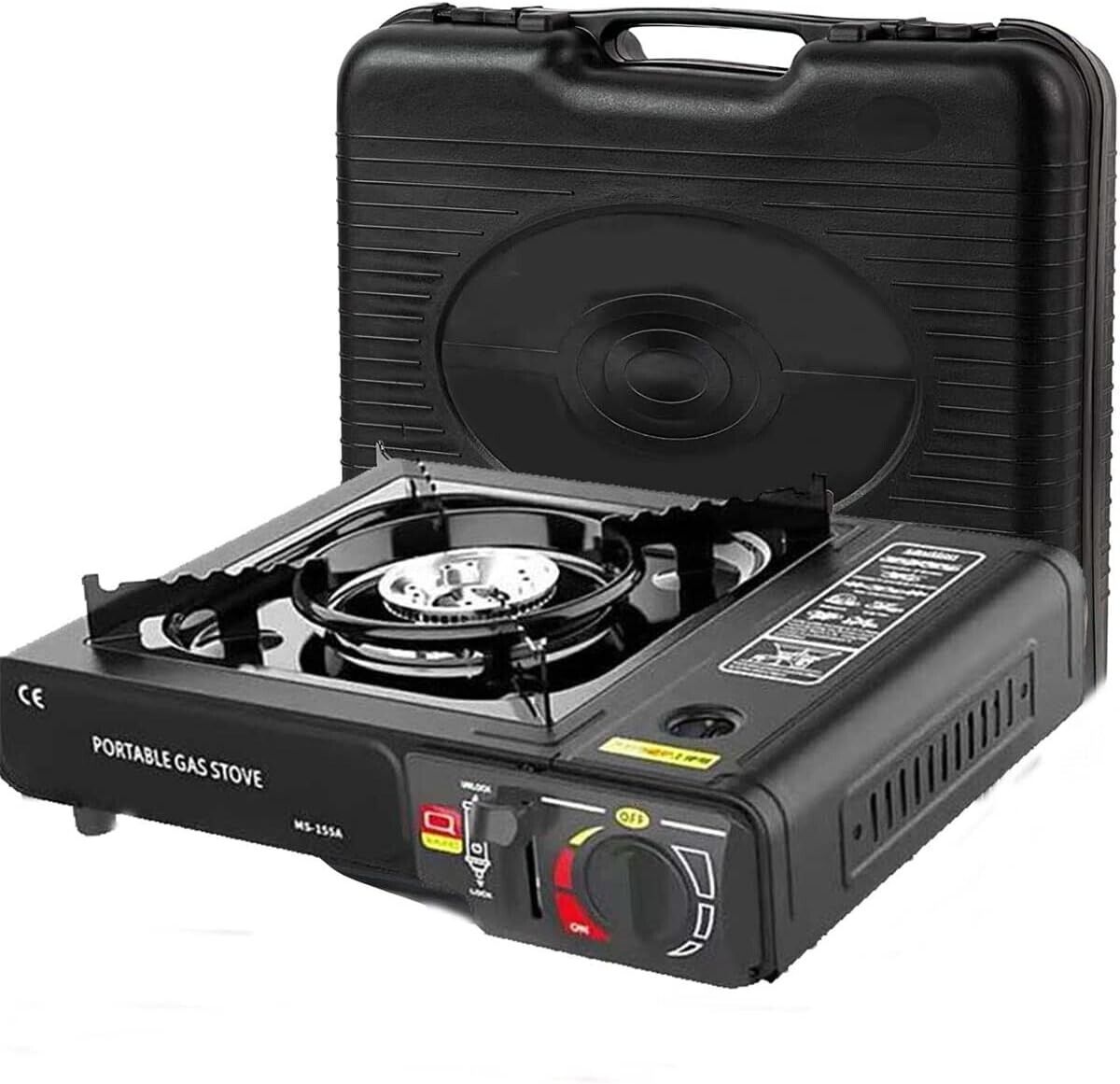 PORTABLE BBQ BUTANE STOVE SINGLE GAS BURNER CAMPING COOKER