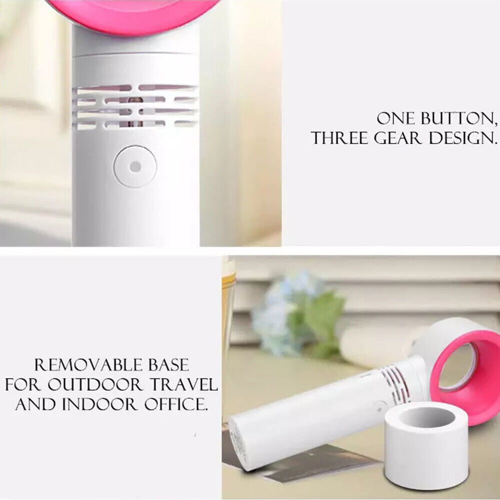 NEW Neck Fan Bladeless Hanging Air Cooler With Intelligent digital display  USB Rechargeable Portable Personal