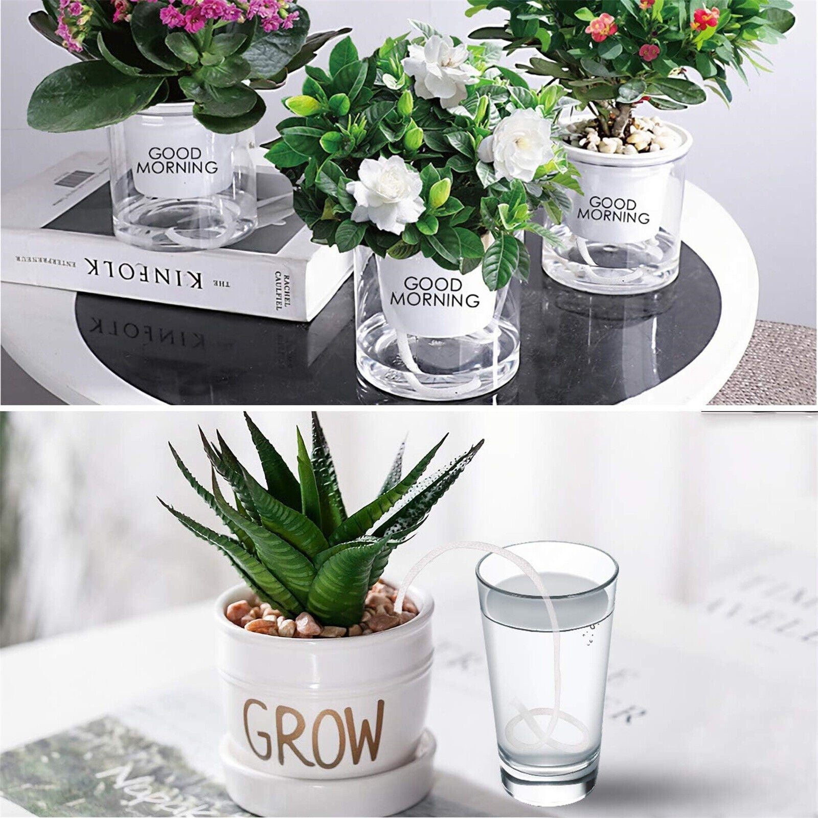 15-60M Self Watering Wick Cord Cotton Rope String Indoor Potted Plant Flower 6Mm