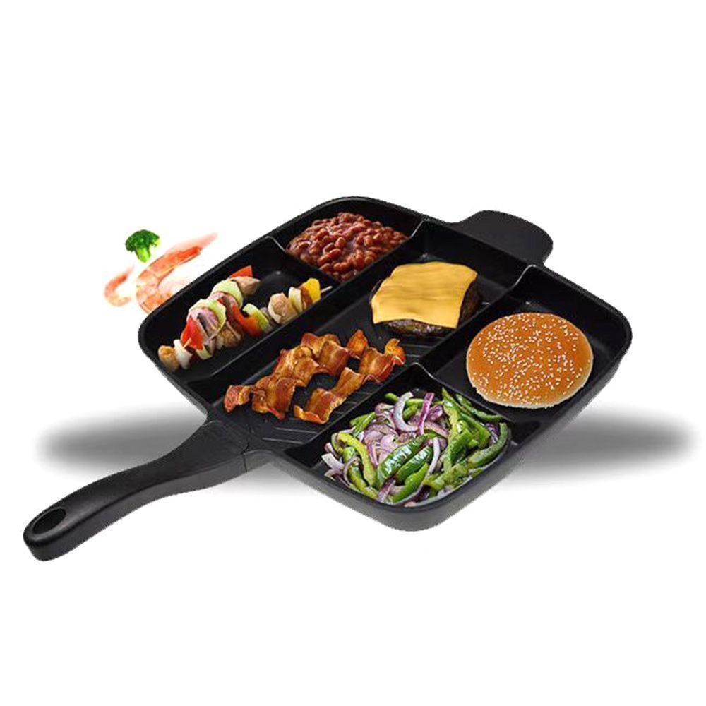 5 In 1 Breakfast Tools Household Non Stick Pots Steak Skille Frypan Frying Pan