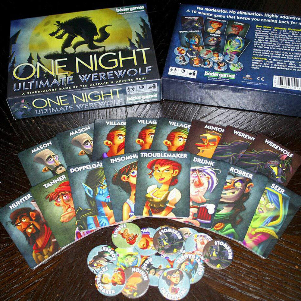 10 Mins Game One Ultimate Werewolf Card Games Night Board Deluxe Edition