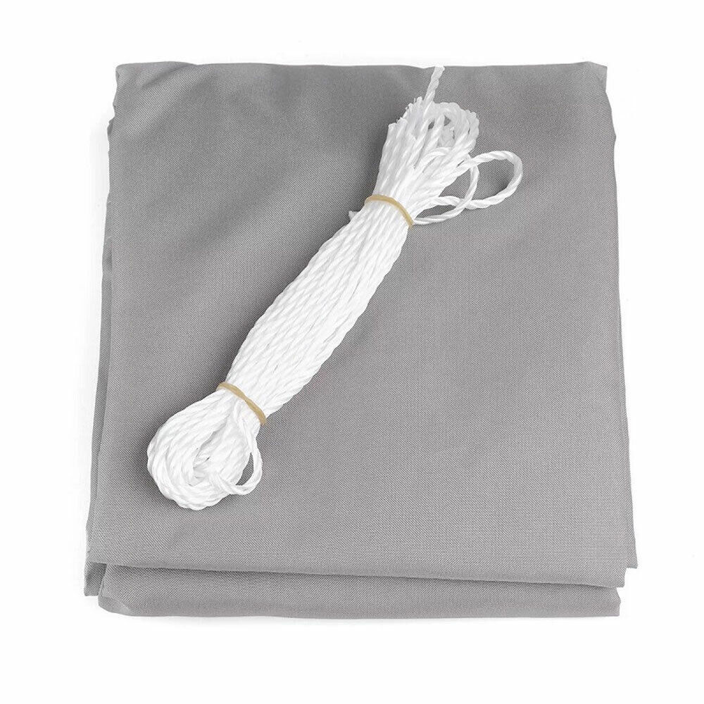 Sun Shade Sail Shade Cloth Extra Heavy Duty Grey 98% UV Block Shade Rectangle