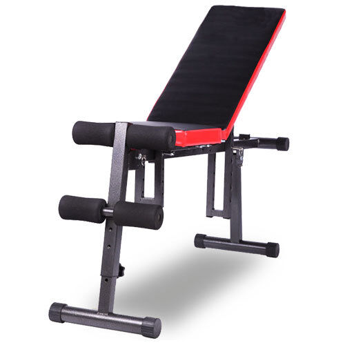  Fitness Flat Incline Decline Press Gym Home Adjustable Sit up Weight FID Bench
