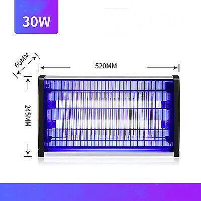 40W Electric UV Mosquito Fly Insect Pest Killer Bug Zapper Trap Lamp In/Outdoor