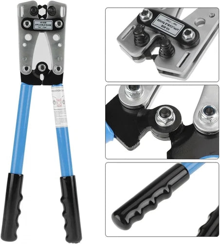 Crimping Pliers Cable Plug Terminal Hex Crimping Tool Battery Crimper 6-50Mm²