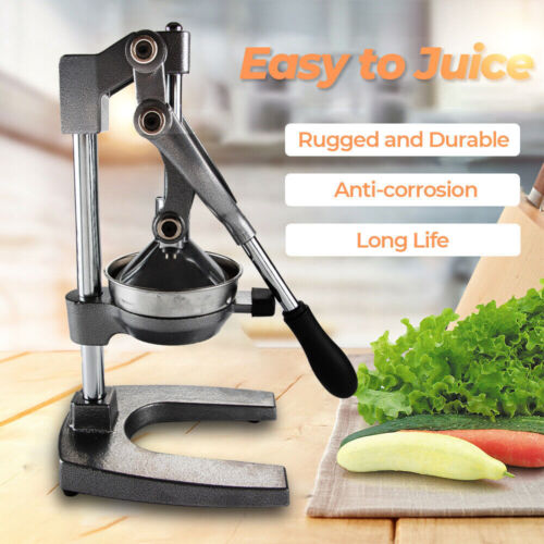 Commercial Manual Juicer Hand Press Juice Extractor Squeezer Orange Citrus