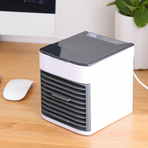 Portable Mini Air Cooler Fan Air Conditioner Cooling Fan Humidifier Desk USB Fan