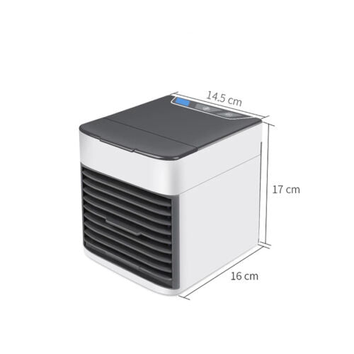 Portable Mini Air Cooler Fan Air Conditioner Cooling Fan Humidifier Desk USB Fan