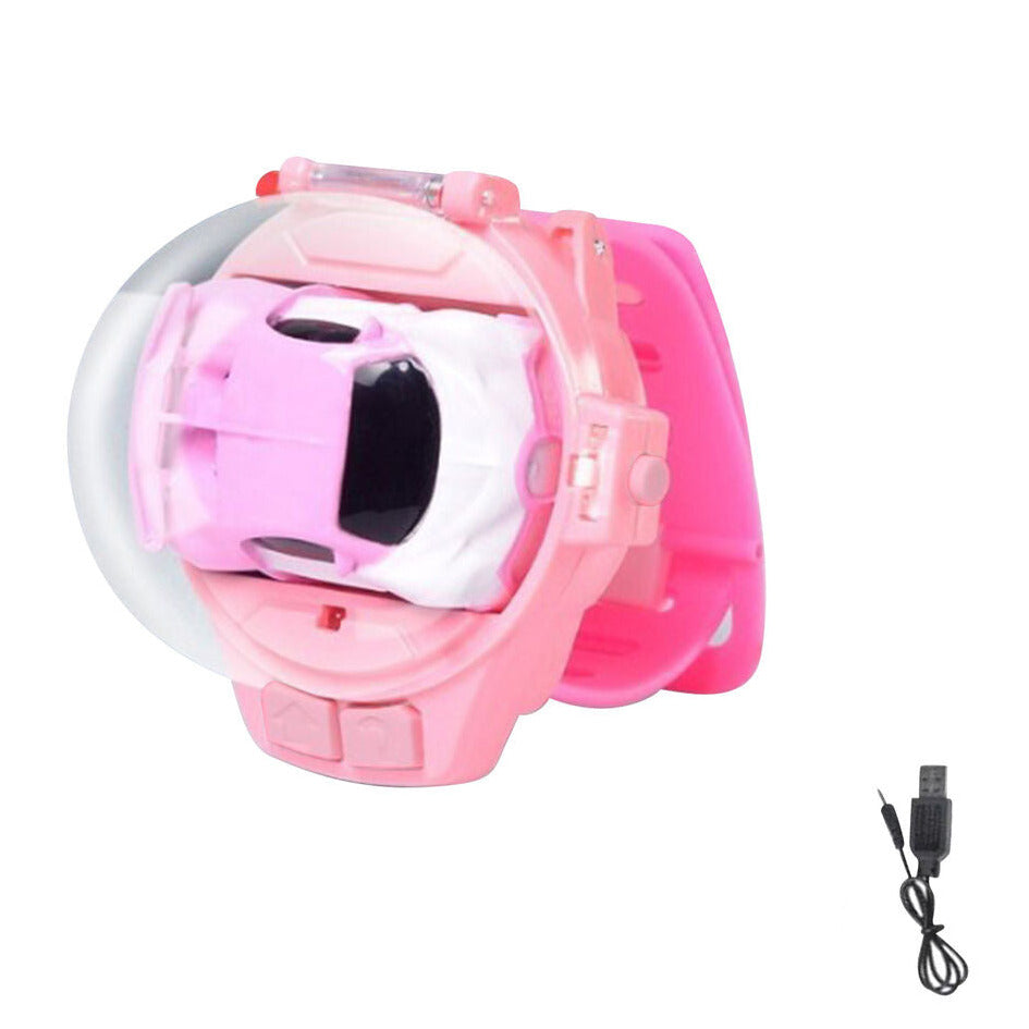 Kids Mini Electric Watch Wrist Strap Wearable Remote Control Racing Car Toy 360 Degrees Rotation Anti-interference 2.4 GHz USB Charge, For Children Indoor & Outdoor Interactive Game Toy (Copy)