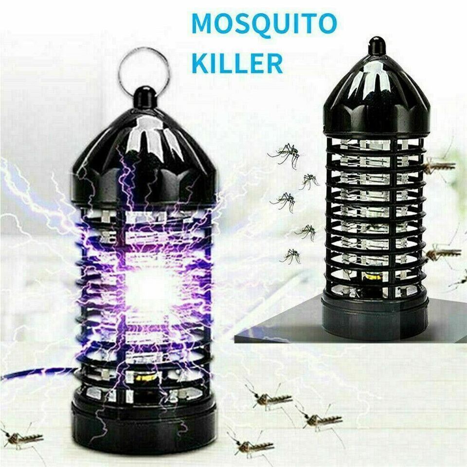 Electric Indoor/Outdoor Insect Killer Zapper Non-Radiation Fly Catcher Electric Mosquito Trap Bug Repellent UV Lamp Night Light Small And Safe Energy Efficient For Home, Bedroom, Garden, Kitchen, Eliminate Moths