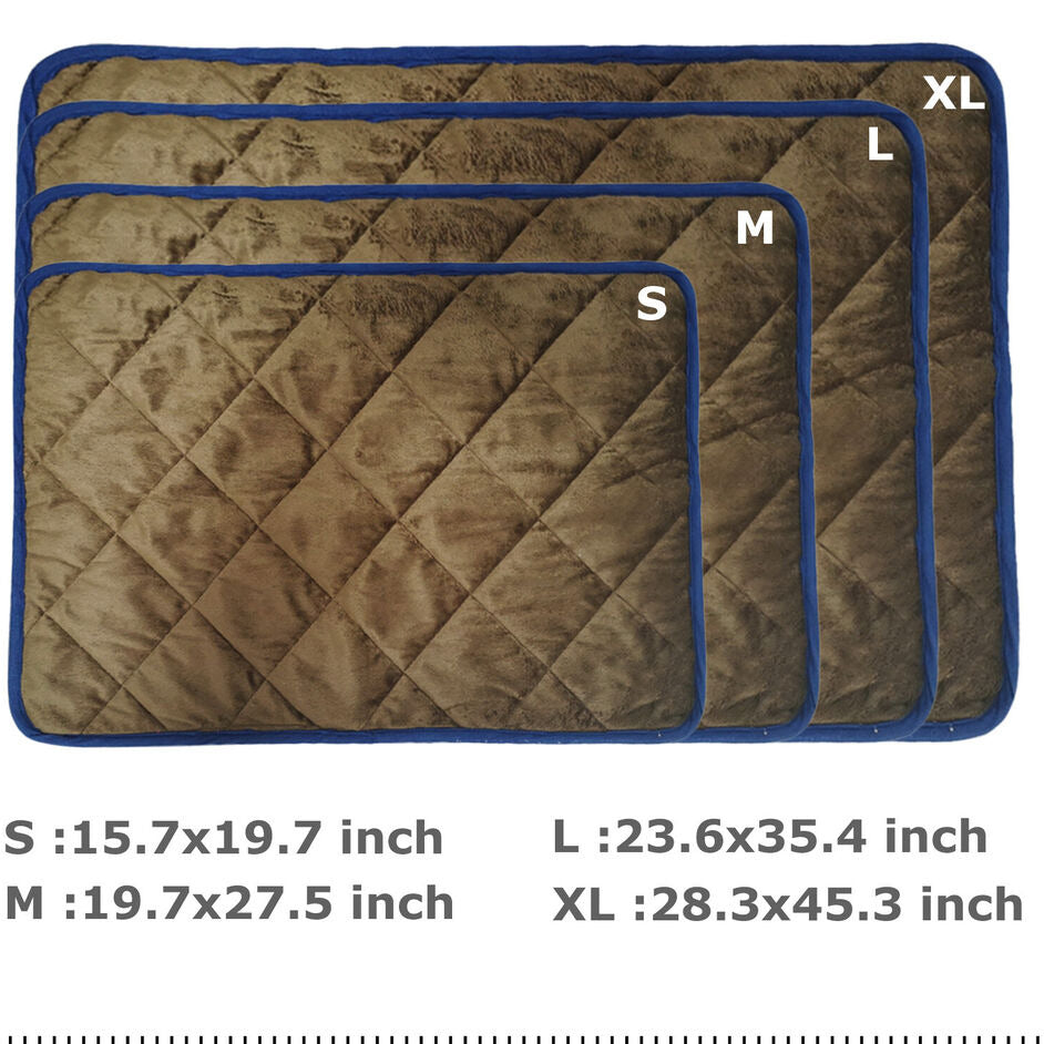 Pet Waterproof Thermal Soft Bed Floor Mat Blanket Self Warming Heating Hot Pad Pets Cat Dog Sofa Cushion House Non-Slip Rug For Indoor And Outdoor Use