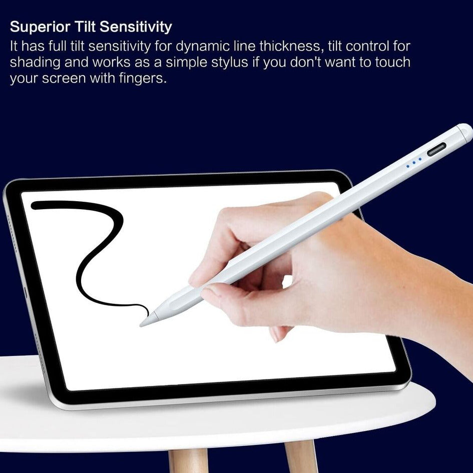 Apple Compatible Pencil 2nd Generation Compatible Stylus Pen with Tilt Sensitivity Palm Rejection For IPad/IPad Air/IPad Pro/IPad Mini