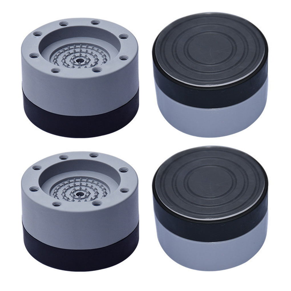 4Pcs Universal Anti-Vibration Non-Slip Supporting Pads Noise-Reducing Shockproof Rubber Feet Mats For Washing Machines, Dryers, Furniture, And More Household Items Avalable In 3 diffrent Sizes 3.5Cm, 6Cm, 8.5Cm