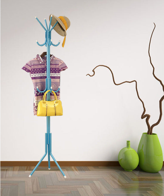 12 Hook 3-Tier Hat Coat Clothes Rack Umbrella Stand Tree Style Steel Hanger New