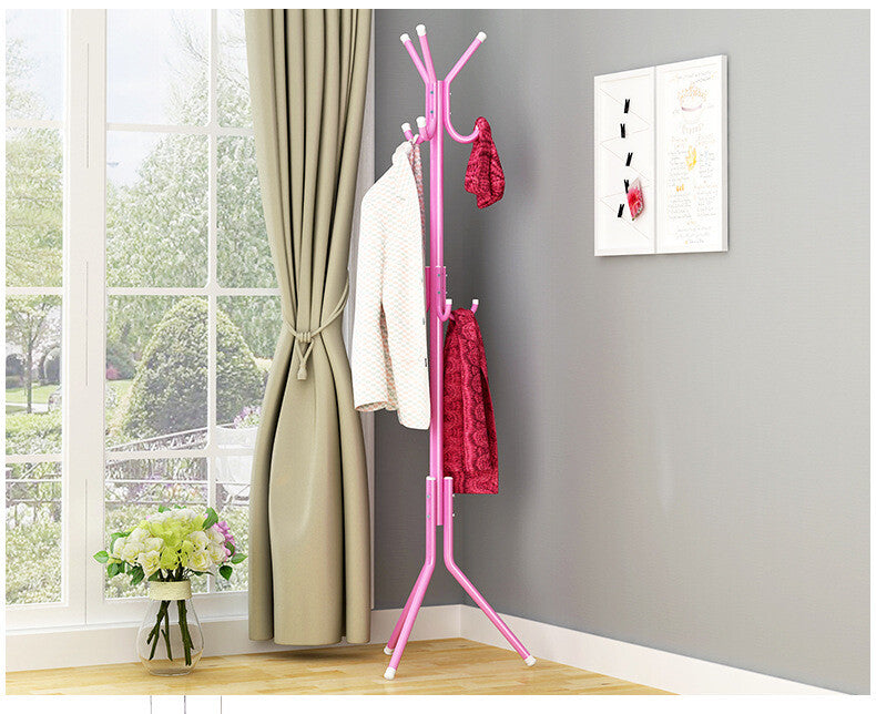 12 Hook 3-Tier Hat Coat Clothes Rack Umbrella Stand Tree Style Steel Hanger New