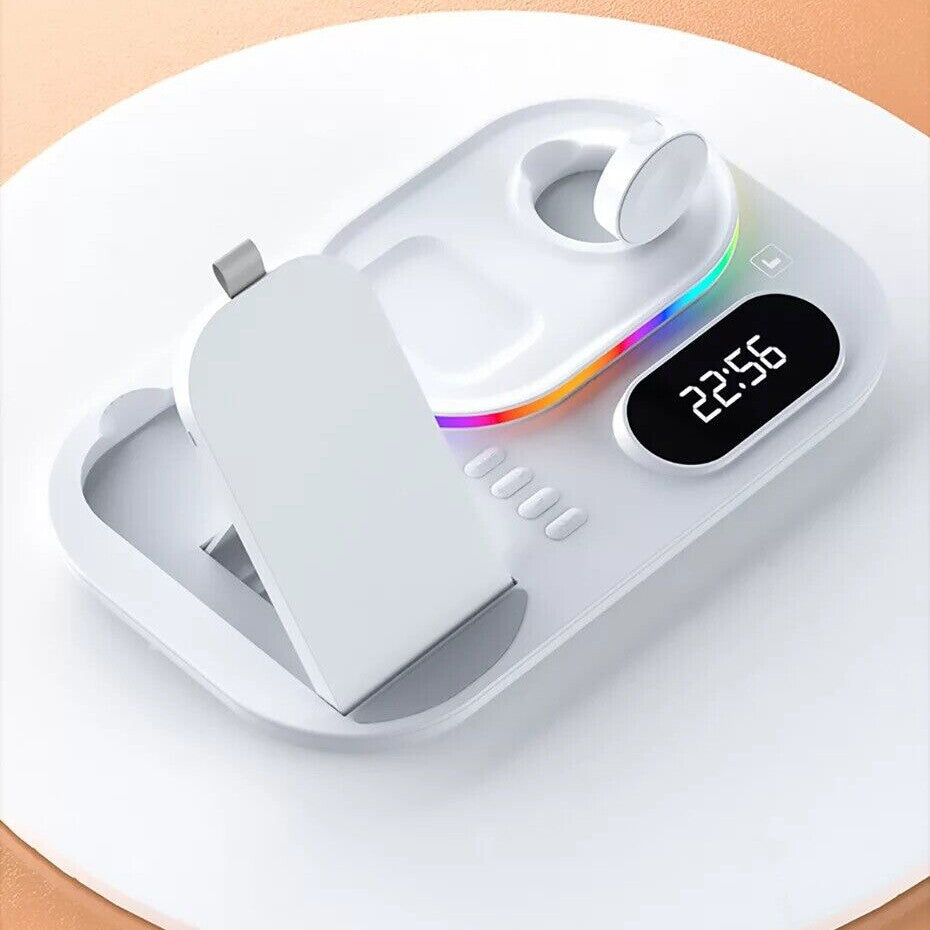 30W Wireless Fast Chargers Dock Charging Station 4 in 1 For Phone
