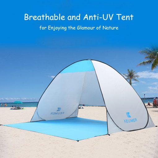 Automatic Camping Folding Anti UV Protection Sunshade Home Garden Hotel Patio Safety Net Tent